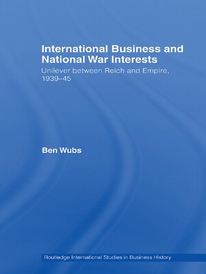 cover image of International Business and National War Interests